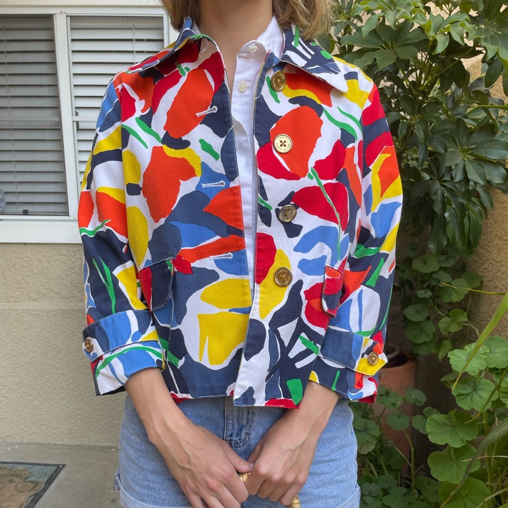Bright multicolored Ralph Lauren cotton jacket